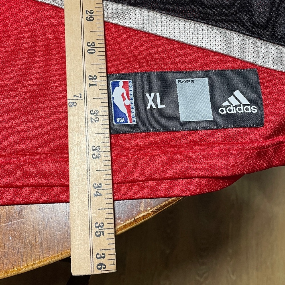 Adidas Portland Trailblazers Red and Black Jersey - Picture 3 of 8